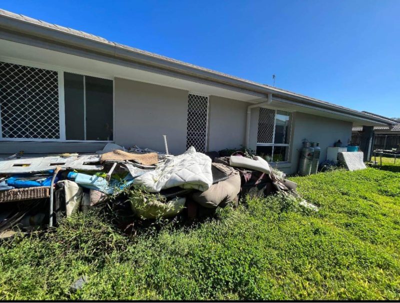 junk removal backyard